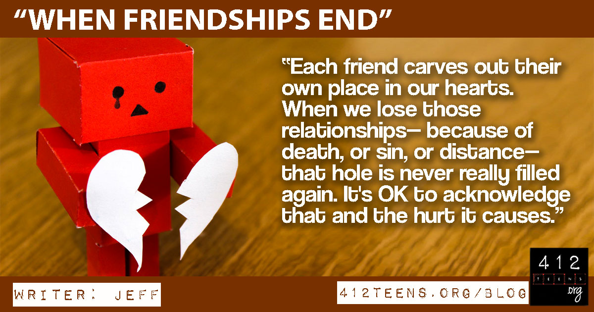 When Friendships End Blog