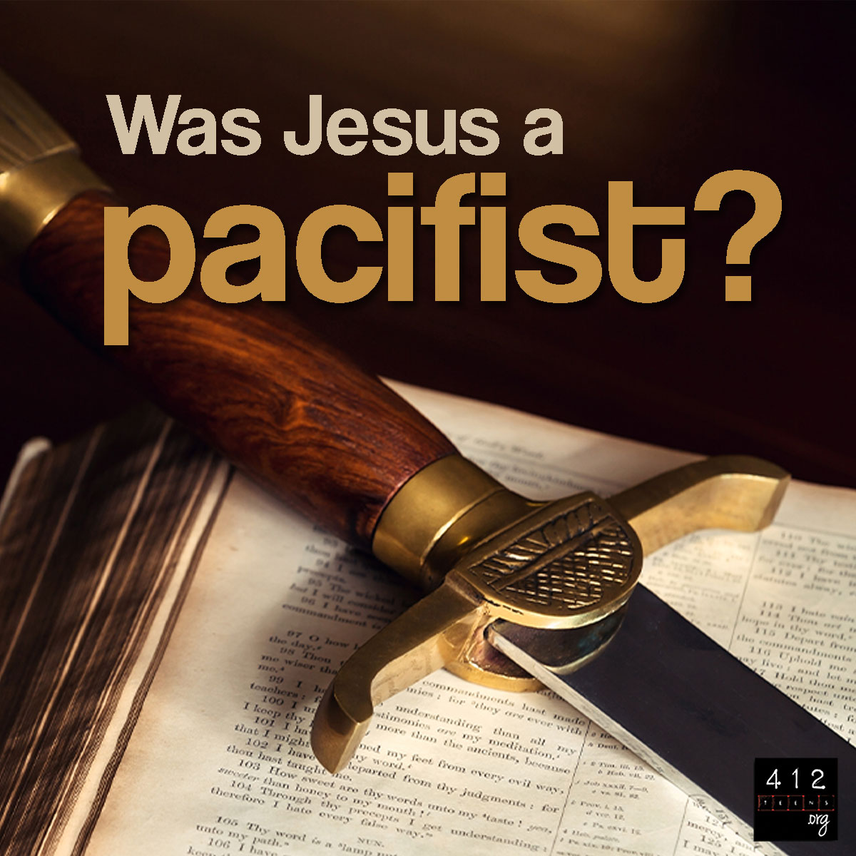 Was Jesus A Pacifist 412teens