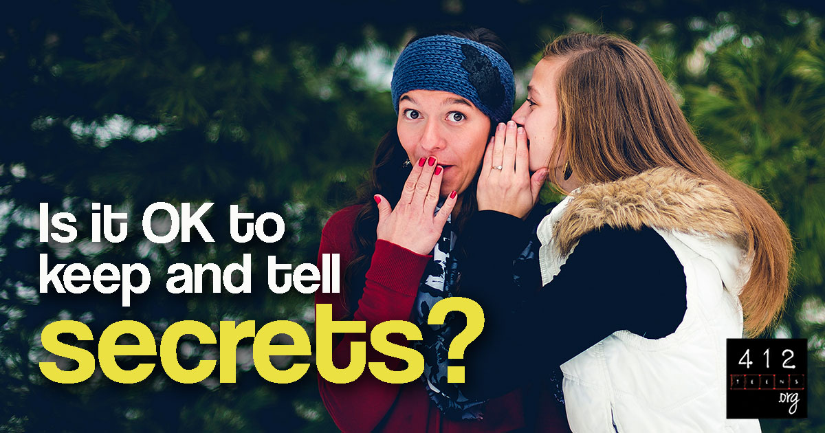 keeping secrets, telling secrets.
