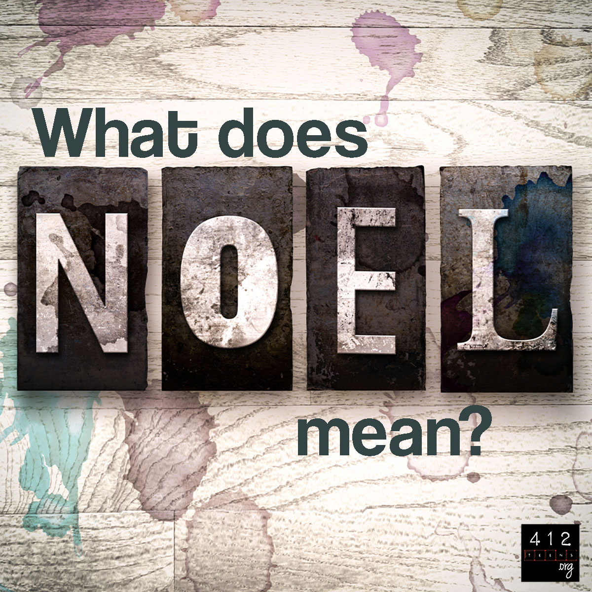 What is the meaning of Noel?